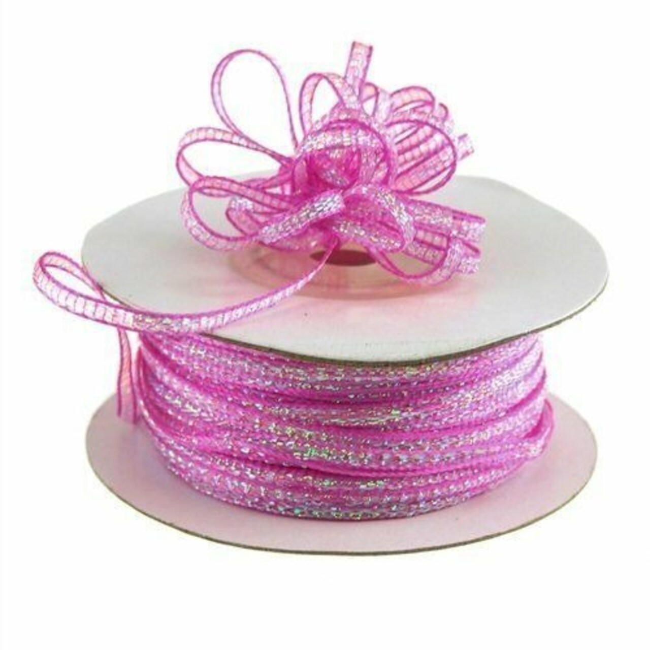 1/8" x 50 Yards Pull String Organza Ribbon for Wedding Decor and Favors